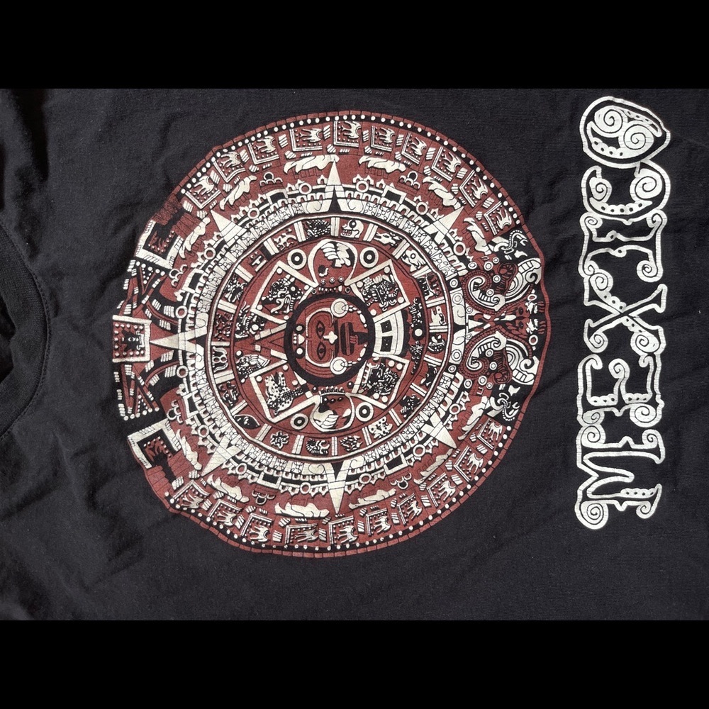 Mens t shirt with Mexico symbol on front